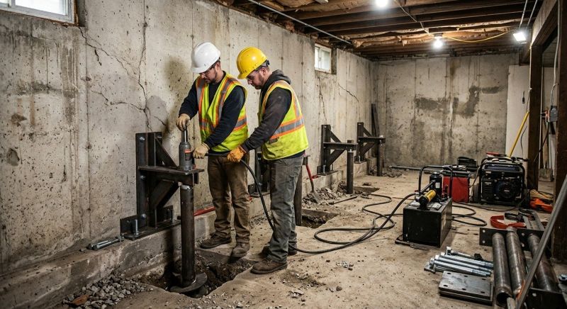 Basement Stabilization in Tampa, FL