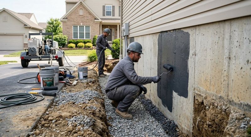 Brick Foundation Sealing in Fredericksburg, VA
