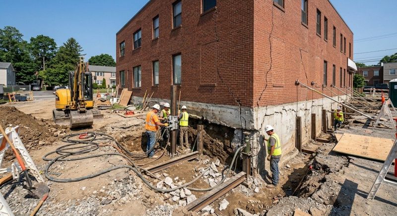 Commercial Foundation Repair in Columbus, OH