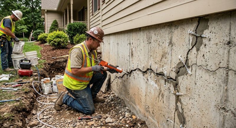 Cracked Foundation Repair in Fort Collins, CO