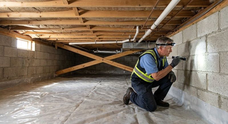 Crawl Space Leveling in Greenville, SC