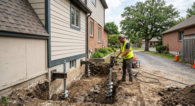 Helical Piers Installation in Sarasota, FL