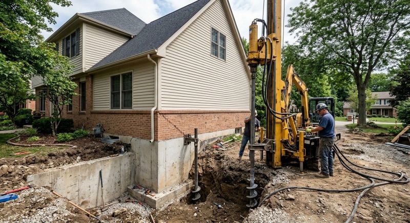 Helical Pile Installation in Sarasota, FL