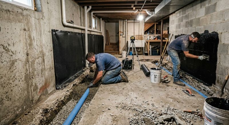 Leaking Basement Repair in Greenville, SC