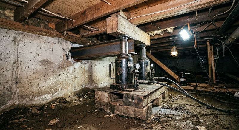 Sinking Foundation Lifting in Tampa, FL