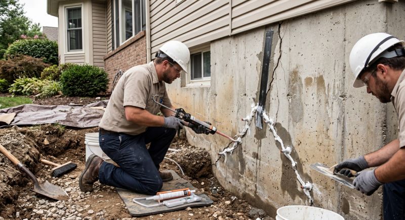 Structural Crack Repair in Greenville, SC