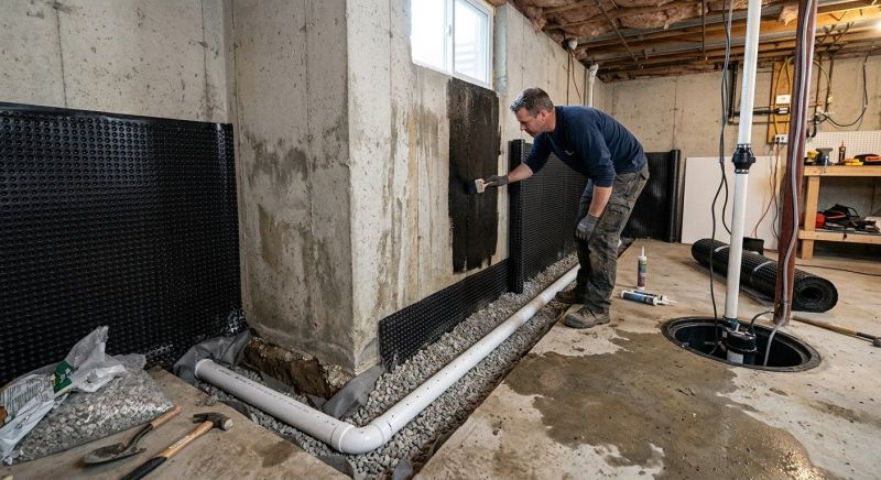 Wet Basement Solutions in Fredericksburg, VA